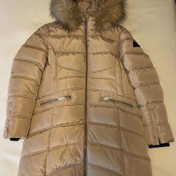 New Point Zero Faux Fur-Trim Hooded Puffer Jacket - Picture 13 of 16